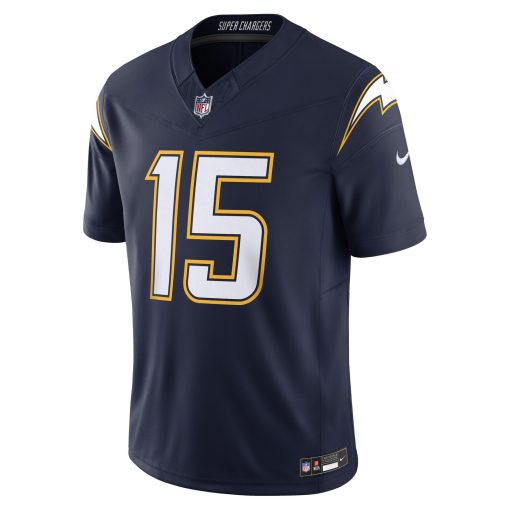Ladd McConkey Los Angeles Chargers Nike Alternate Super Chargers Vapor F.U.S.E. Limited Jersey – Navy - Image 2
