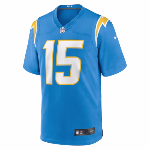 Ladd McConkey Los Angeles Chargers Nike Player Game Jersey – Powder Blue - Image 2