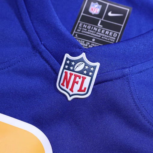 Ladd McConkey Los Angeles Chargers Nike Alternate Game Jersey – Royal - Image 4