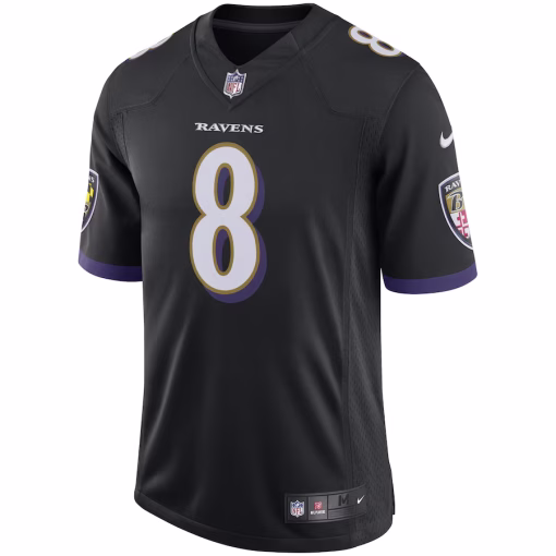Lamar Jackson Baltimore Ravens Nike Speed Machine Limited Jersey – Black - Image 2