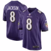 Lamar Jackson Baltimore Ravens Nike Game Jersey – Purple