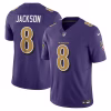 Lamar Jackson Baltimore Ravens Nike Vapor F.U.S.E. Limited Jersey – Purple