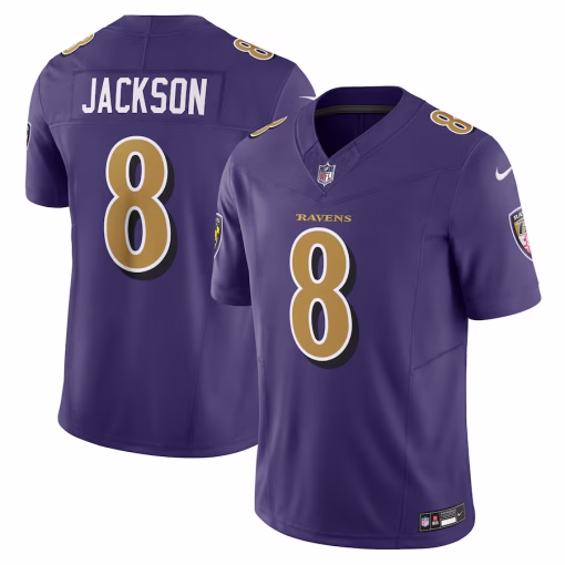 Lamar Jackson Baltimore Ravens Nike Vapor F.U.S.E. Limited Jersey – Purple
