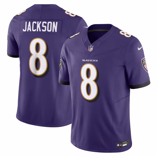Lamar Jackson Baltimore Ravens Nike Vapor F.U.S.E. Limited Jersey – Purple