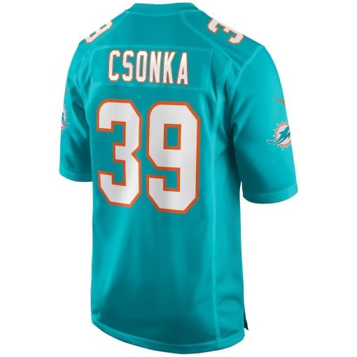 Larry Csonka Miami Dolphins Nike Game Retired Player Jersey – Aqua - Image 3