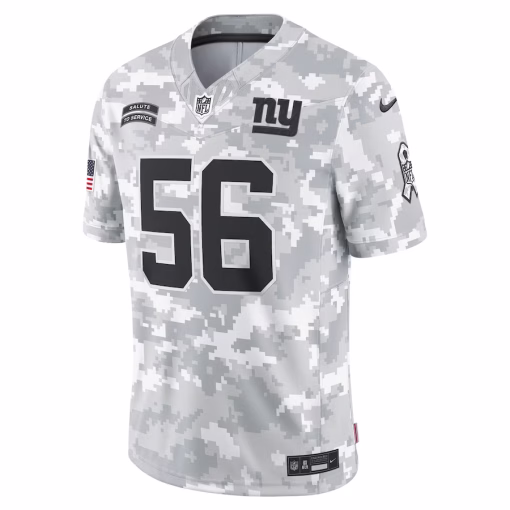 Lawrence Taylor New York Giants Nike 2024 Salute to Service Retired Player Limited Jersey – Arctic Camo - Image 2