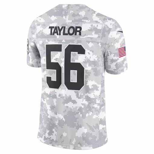 Lawrence Taylor New York Giants Nike 2024 Salute to Service Retired Player Limited Jersey – Arctic Camo - Image 3