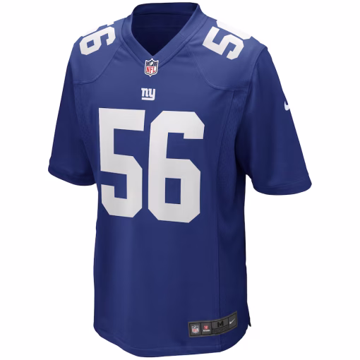 Lawrence Taylor New York Giants Nike Game Retired Player Jersey – Royal - Image 3