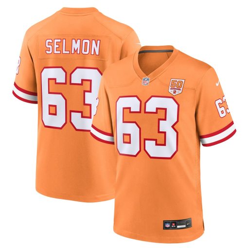 Lee Roy Selmon  Tampa Bay Buccaneers Nike 50th Season Game Jersey – Creamsicle