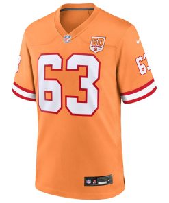 Alternative view of Lee Roy Selmon  Tampa Bay Buccaneers Nike 50th Season Game Jersey – Creamsicle