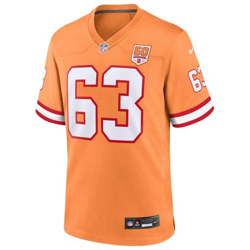 Lee Roy Selmon  Tampa Bay Buccaneers Nike 50th Season Game Jersey – Creamsicle - Image 2