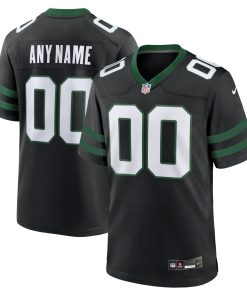 New York Jets Nike Alternate Custom Game Jersey – Legacy Black