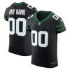 New York Jets Nike Alternate Vapor F.U.S.E. Elite Custom Jersey – Legacy Black