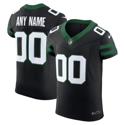 New York Jets Nike Alternate Vapor F.U.S.E. Elite Custom Jersey – Legacy Black