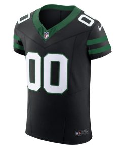 Alternative view of New York Jets Nike Alternate Vapor F.U.S.E. Elite Custom Jersey – Legacy Black