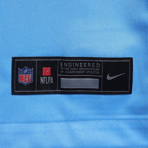Tennessee Titans Nike Oilers Throwback Custom Game Jersey – Light Blue - Image 6