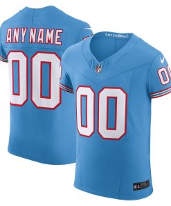 Tennessee Titans Nike Vapor F.U.S.E. Elite Custom Jersey – Light Blue
