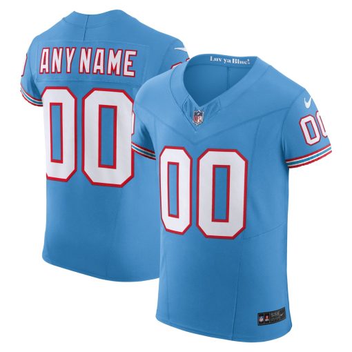 Tennessee Titans Nike Vapor F.U.S.E. Elite Custom Jersey – Light Blue
