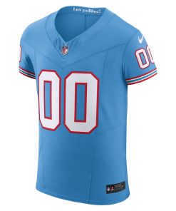 Alternative view of Tennessee Titans Nike Vapor F.U.S.E. Elite Custom Jersey – Light Blue