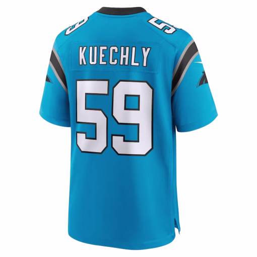 Luke Kuechly Carolina Panthers Nike Retired Player Game Jersey – Blue - Image 3