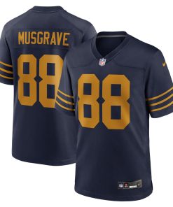 Luke Musgrave Green Bay Packers Nike The 1923 Classic Game Jersey – Navy