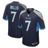 Malik Willis Tennessee Titans Nike Player Game Jersey – Navy