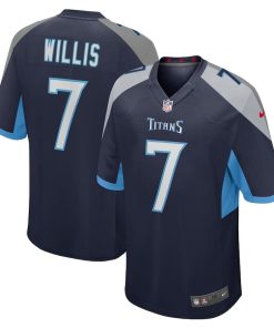 Malik Willis Tennessee Titans Nike Player Game Jersey – Navy