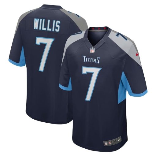 Malik Willis Tennessee Titans Nike Player Game Jersey – Navy
