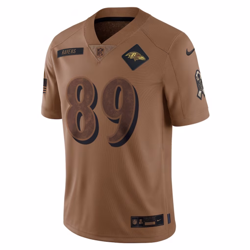 Men’s Nike Mark Andrews Brown Baltimore Ravens Salute To Service Limited Jersey - Image 2