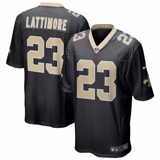 Marshon Lattimore New Orleans Saints Nike Game Jersey – Black