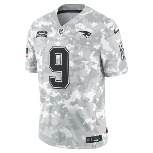 Matthew Judon New England Patriots Nike 2024 Salute to Service Limited Jersey – Arctic Camo - Image 2