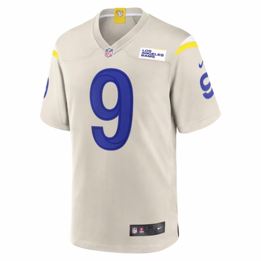 Matthew Stafford Los Angeles Rams Nike Game Jersey – Bone - Image 2