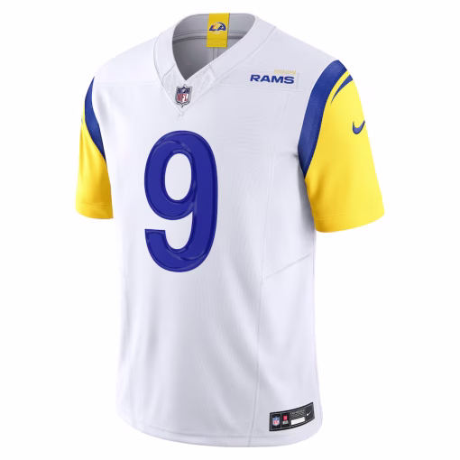 Matthew Stafford Los Angeles Rams Nike Vapor F.U.S.E. Limited Jersey – White - Image 2