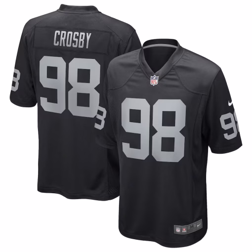 Maxx Crosby Las Vegas Raiders Nike Game Jersey – Black