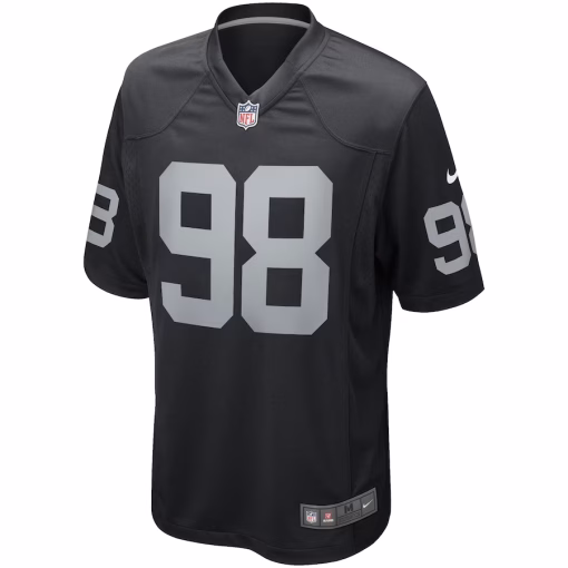 Maxx Crosby Las Vegas Raiders Nike Game Jersey – Black - Image 2