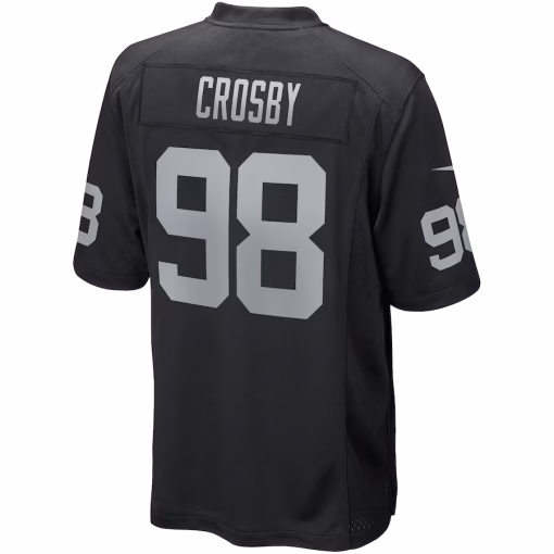 Maxx Crosby Las Vegas Raiders Nike Game Jersey – Black - Image 3