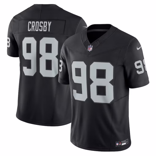 Maxx Crosby Las Vegas Raiders Nike Vapor F.U.S.E. Limited Jersey – Black