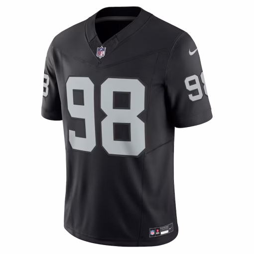 Maxx Crosby Las Vegas Raiders Nike Vapor F.U.S.E. Limited Jersey – Black - Image 2