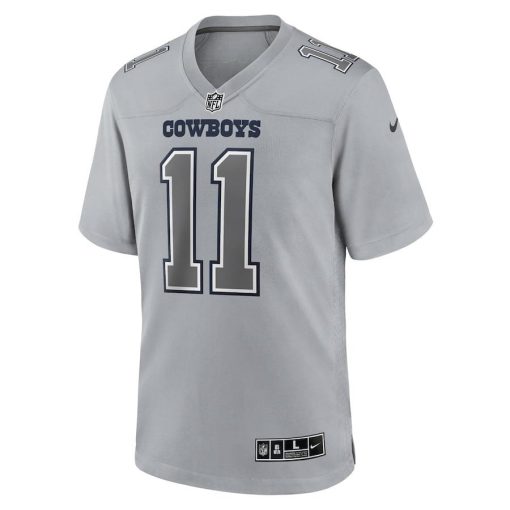 Sinhnn Men’s Nike Micah Parsons Gray Dallas Cowboys Atmosphere Fashion Game Jersey - Image 2