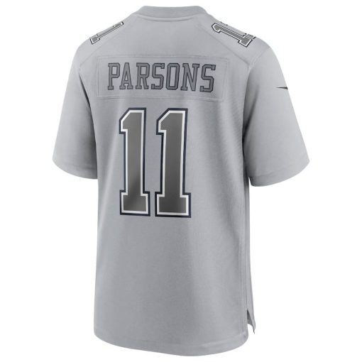 Sinhnn Men’s Nike Micah Parsons Gray Dallas Cowboys Atmosphere Fashion Game Jersey - Image 3