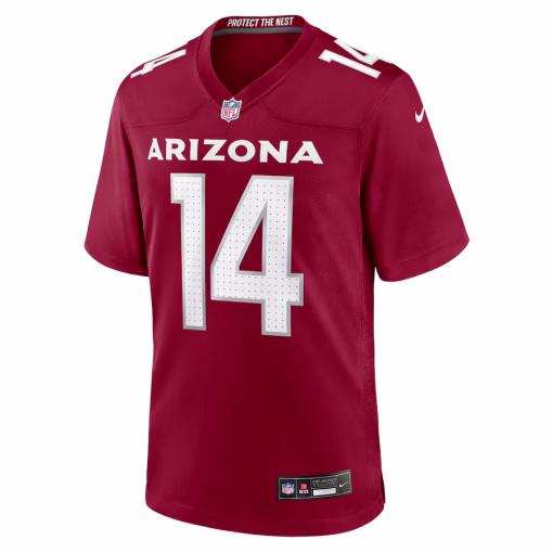 Michael Wilson Arizona Cardinals Nike Team Game Jersey – Cardinal - Image 2