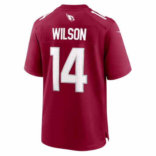 Michael Wilson Arizona Cardinals Nike Team Game Jersey – Cardinal - Image 3