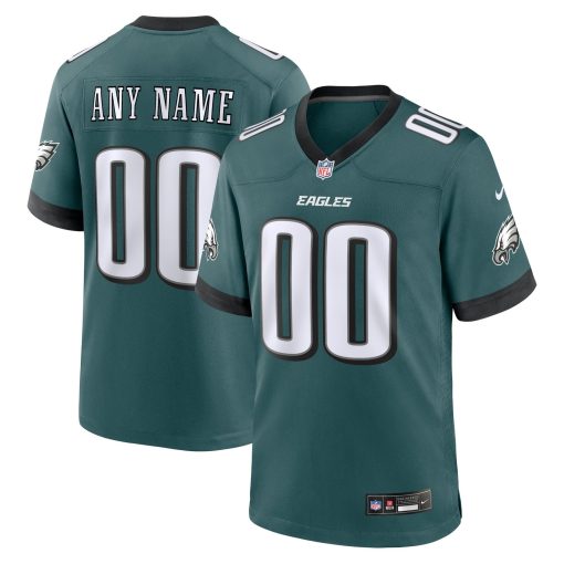 Philadelphia Eagles Nike Custom Game Jersey – Midnight Green