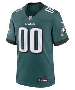Alternative view of Philadelphia Eagles Nike Custom Game Jersey – Midnight Green