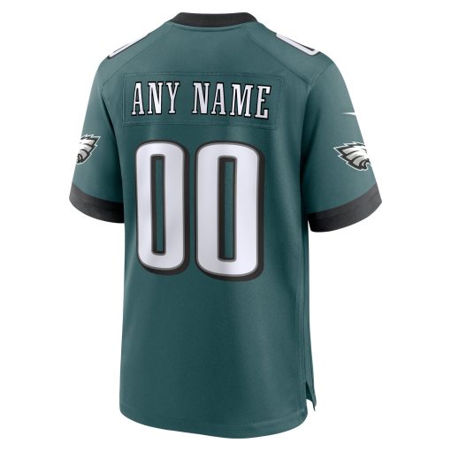 Philadelphia Eagles Nike Custom Game Jersey – Midnight Green - Image 3