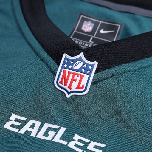Philadelphia Eagles Nike Custom Game Jersey – Midnight Green - Image 4