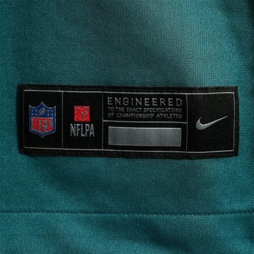 Philadelphia Eagles Nike Super Bowl LIX Custom Game Jersey – Midnight Green - Image 6