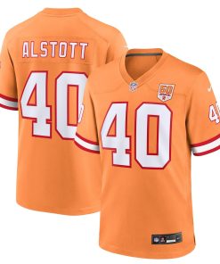 Mike Alstott  Tampa Bay Buccaneers Nike 50th Season Game Jersey – Creamsicle