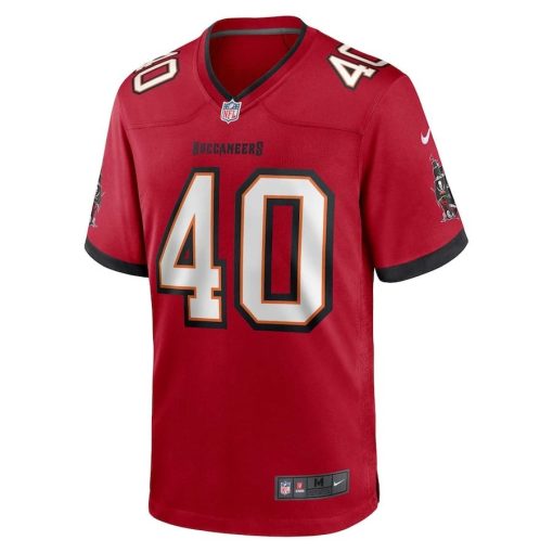 Mike Alstott Tampa Bay Buccaneers Nike Retired Player Game Jersey – Red - Image 3
