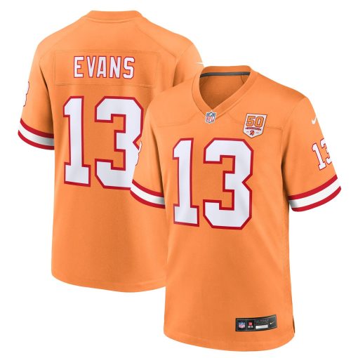 Mike Evans  Tampa Bay Buccaneers Nike 50th Season Game Jersey – Creamsicle